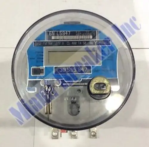 Ssm-2 Landis & Gyr Type Dxs2 Fm Solid State Watthout Meter 600 Amp 60Z 277V