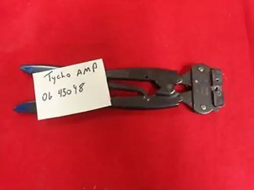 45098 Crimp Tool Mfg: Amp Tyco This Tool Is Designed To Crimp The Amp Type Ii L