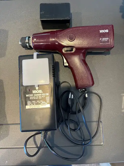Hios H1Os Torque-Controlling Screwdriver F-9000 7.2Vdc With Charger & Battery