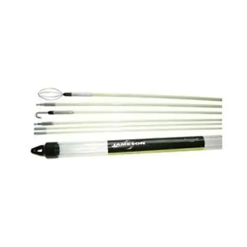 Jameson 34 Ft. Non-Conductive Fiberglass Glow Fish Rod Versa Tool Kit 7-8Vk