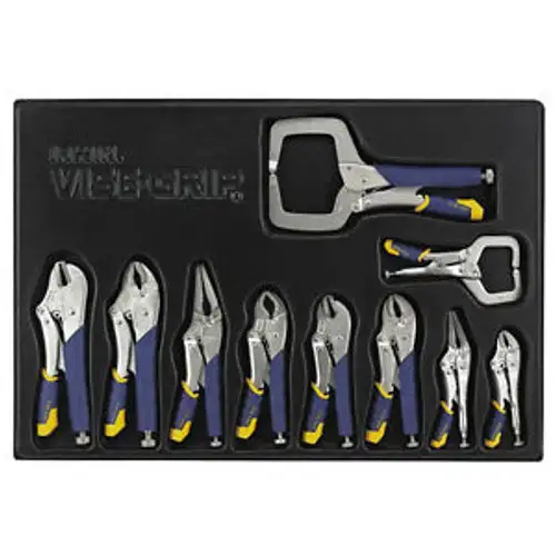Irwin Vise Grip 1078Trt 10 Piece Fast Release Locking Pliers Set