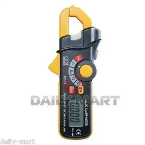 Cem Fc-33 Mini 80A Ac / Dc Dmm Clamp-Table Clamp Meter Tester ping