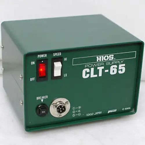 Hios Clt-65 Screwdriver Nutrunner Power Supply Transformer Two Speeds 120V