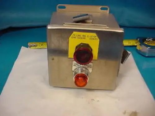 Stainless Steel Enclosure Allen Bradley E Stop 800H-Frhtqh10Ra1 800T-Pth16G
