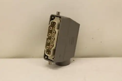 Harting 09-38-012-2651 Male Connector W/ Enclosure