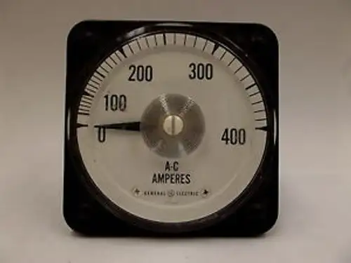 50-105141-Lspk1 Ab-30 General Electric Ac 0 To 400 Amperes Panel Board Ammeter