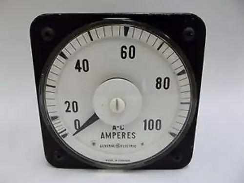 10754Wt Type Ab-18 General Electric Ac Panel Board Ammeter