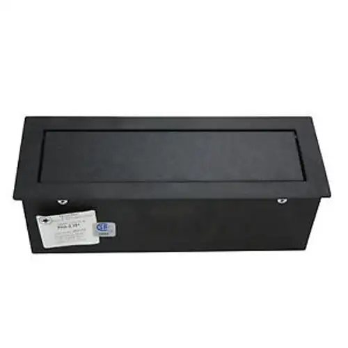 Spider Agile Technology Pha-2 291 Black 2-Gang Indesk Phantom Flush Mounted Box