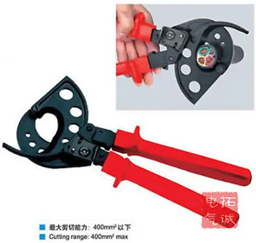 Ratchet Cable Cutter Cut 400Mm?√â?? Wire Cutter Hs-765
