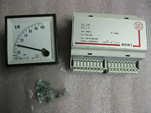 Saci Wc4V3E-20-0-100 Kw Meter With Mbw3 Module-