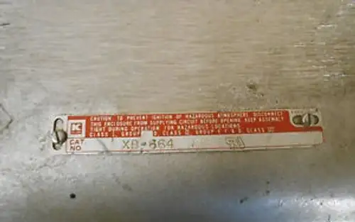 Killark Xb-664 Explosion Proof Junction 6X6X4 With 1/2 Kos
