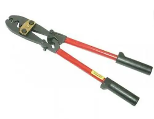 Klein Tool Large Battery Cable Wire Terminal Crimp Tool - Compound-Action T21173