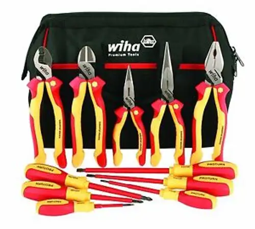 New Wiha 32390 Proturn Pliers And Drivers Set 1000 Volt Molded Tool 11