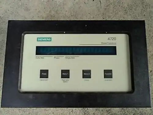 Siemens 4720 Power Meter Model 4720-Drmc-11-51 M#1