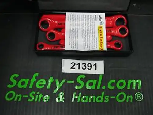 Wiha 21391 Insulated 6 Piece Sae Ratchet Wrench Kit 1-Kv