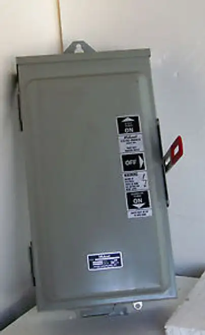 Gs1101 B12 Midwest 100 Amp 240 Volt Single Phase Double Throw Switch Nema 3R