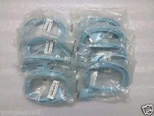 Lot Of 100Pcs X Cab-Console-Rj45 Cisco Console Cable Rj45-Db9 6Ft 72-3383-01