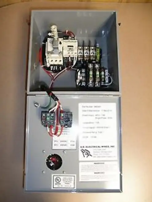 New Ul508 Manual Motor Control Panel 5Hp@460V