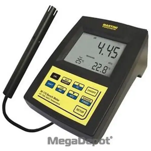 Milwaukee Mi 170-Us Autoranging Ec/Tds/Nacl/Temperature Laboratory Bench Meter