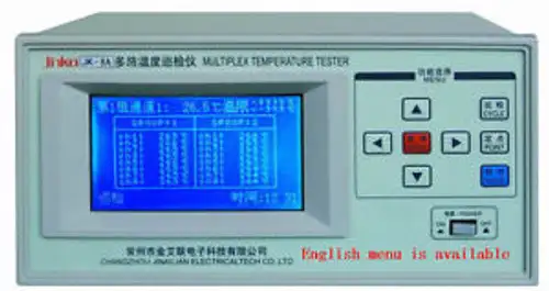 Rs232 Jk-8A Multi-Channel 8Ch Logger Thermocouples Temperature Tester Meter