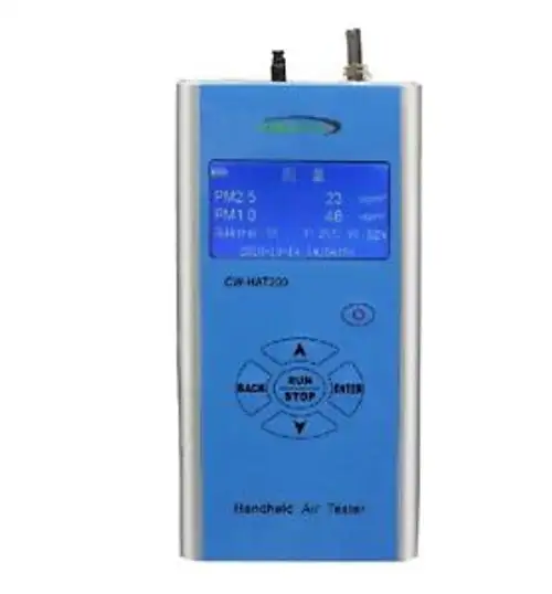 New Hat200 Portable Particle Counter Pm2.5 Pm10 Unit Microgram&Cubic Meter