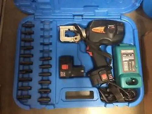 Thomas & Betts BPLT62500BSCR Complete Batt Pac Crimper with Dies TBM6221-TBM6287