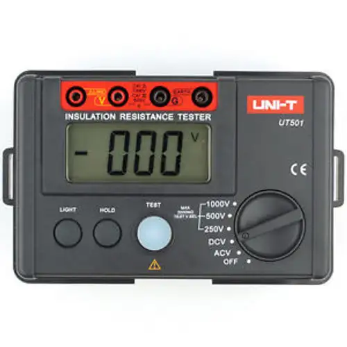 2X UT501 Insulation Resistance Tester Megohmmeter 1000V