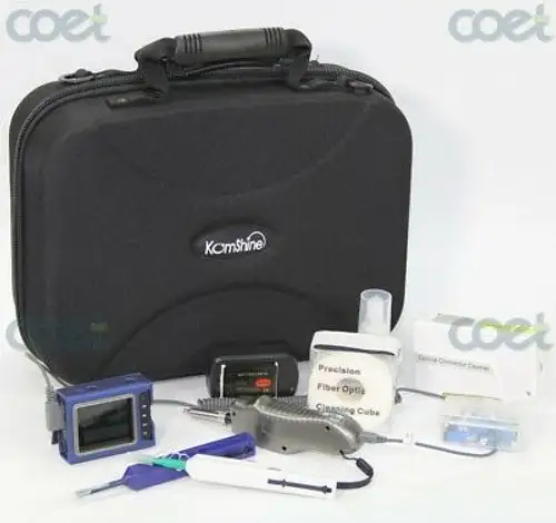 Kic-07D Fiber Optic Cleaning And Inspection W/ Fiber Optic Cleaner Koc-125 Lc