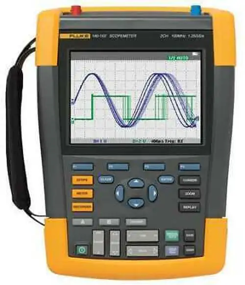 Fluke Fluke-190-102 Handheld Oscilloscope 100 Mhz 2 Channels 153Mm Full