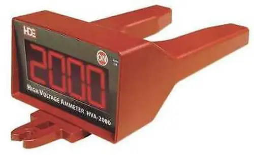 Hde Hva-2000 High Voltage Ammeter 25 To 500Hz Led