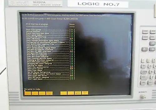 Hp/Agilent 16702A-Logic Anal.Syst.-1Xagil.16557D & 2Xhp 16555A-Power On- -Iii