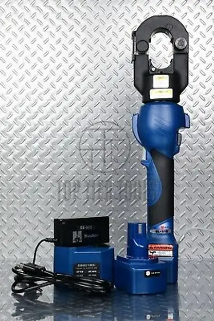 Huskie Sl-510 12 Ton In-Line Cordless Battery-Operated Hydraulic Crimping Tool