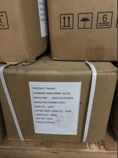 Ascorbic Acid Usp [Cas_50-81-7] (Bp/Usp/Ep/Fcc) 80 Mesh Powder - 550 Kgs