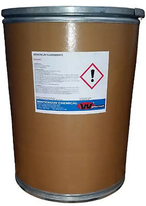 Ammonium Fluoborate [Nh4Bf4] [Cas_13826-83-0] White Crystals (300 Lb Drum)