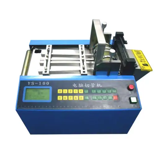YS-100 Automatic Heat shrink Tube Cutting Machine Cable Pipe Cutter 110V/220V