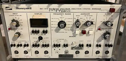 Honeywell Sai-51C Real Time Spectrum Analyzer/Digital Averager