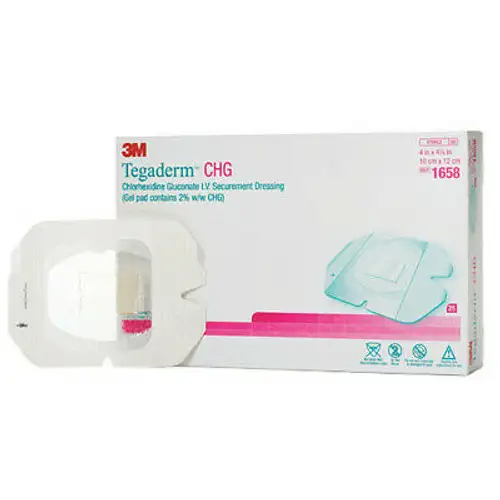 Tegaderm 1658 Tgdrm Chg Chlorhexidn Gluconat I.V Pk100