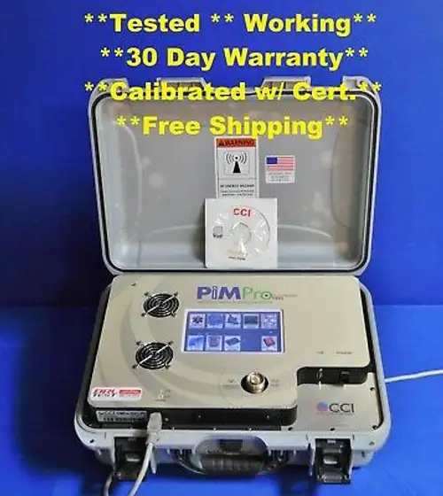 Cci Pimpro1921Lpc Portable Passive Intermodulation Analyzer Nist Cal