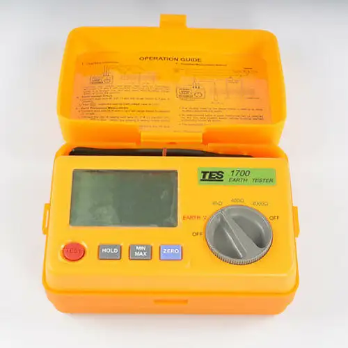 Tes-1700 Digital Earth Voltage Resistance Tester Meter 0~399.9V/0~3999√é¬©¬¶Kd