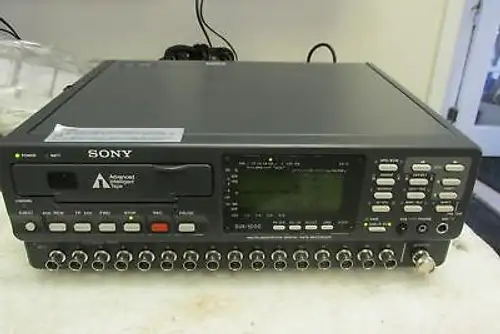 Sony Sir-1000 Instrumentation Digital Data Ait Recorder 16 Channel Works Great