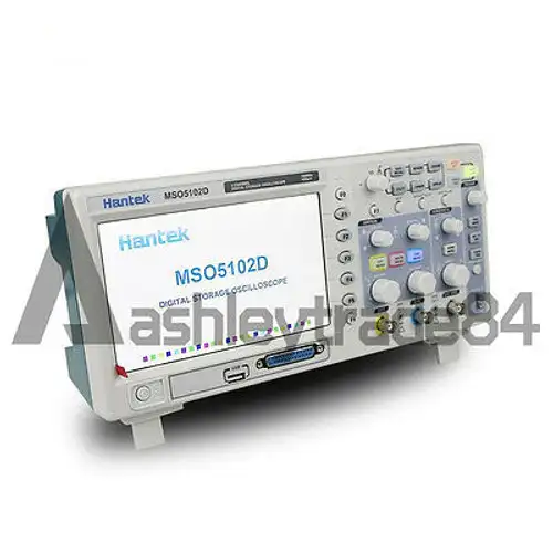 Mso5102D Hantek 100Mhz 2 Ch 1Gsa/S Oscilloscope 16Ch Logic Analyzer 2In1 800X480