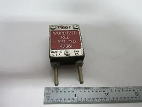 WURLITZER JUKE BLILEY QUARTZ CRYSTAL FREQUENCY CONTROL BIN#J6-33