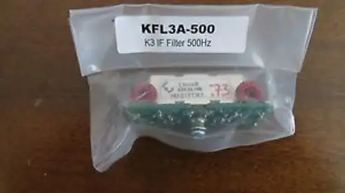 ELECRAFT KFL3A-500 500 Hz 5-pole K3 IF CRYSTAL FILTER UN