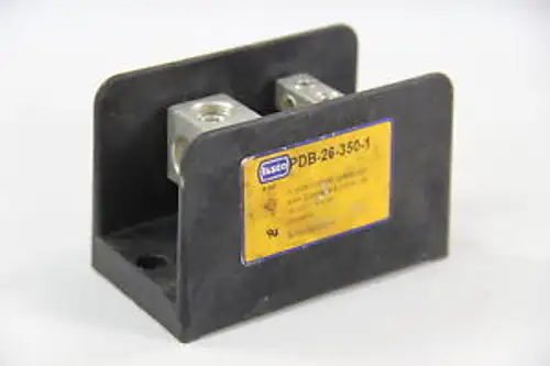 ILSCO PDB-26-350-1 Power Distribution Block 620AMP 600V 1 POLE