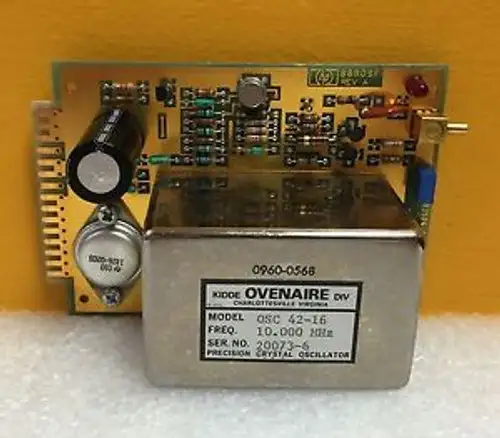 HP 0960-0568 (Ovenaire OSC 42-16) 10,0 MHz Quarzoszillator + 03586-66516 Baugruppe