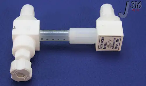 FUTURESTAR 154-00250 PATHFINDER SERIES TEFLON FLOW METER