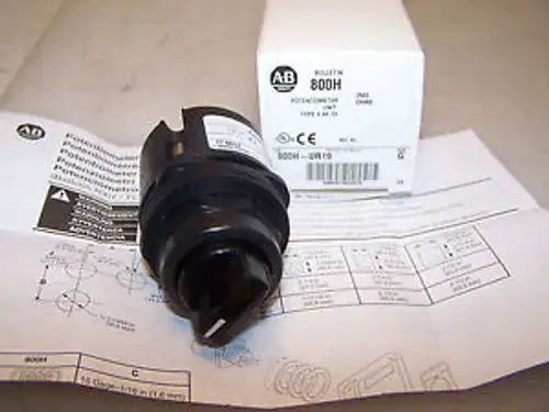 New Allen Bradley 2500 Ohms Potentiometer 800H-Ur19 Type 44X13