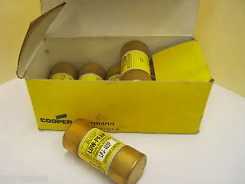 OF 7 COOPER BUSS LPJ-45SP LOW PEAK DUAL ELEMENT TIME DELAY 45 AMP FUSES