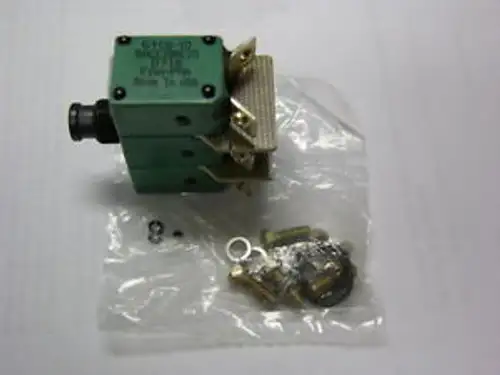 Sensata Klixon 6TC6-10 / BACC18AC10 / FAA-PMA 10A 3P Aviation Circuit Breaker