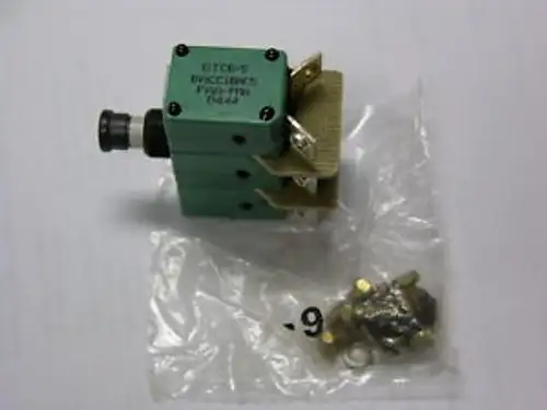 Sensata Klixon 6TC6-5 / BACC18AC5 / FAA-PMA 5A 3P Aviation Circuit Breaker